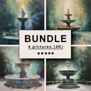 Fountain Oil Painting Bundle