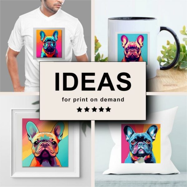 French Bulldog Pop Art Merchandising