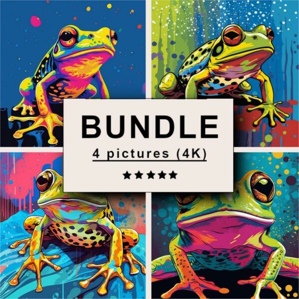 Frog Pop Art Bundle