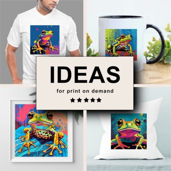 Frog Pop Art Merchandising
