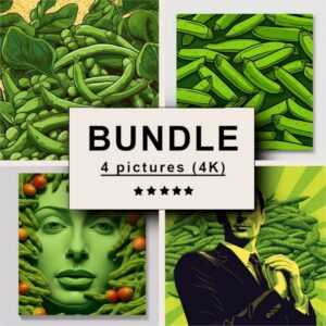 Green Beans Pop Art Bundle