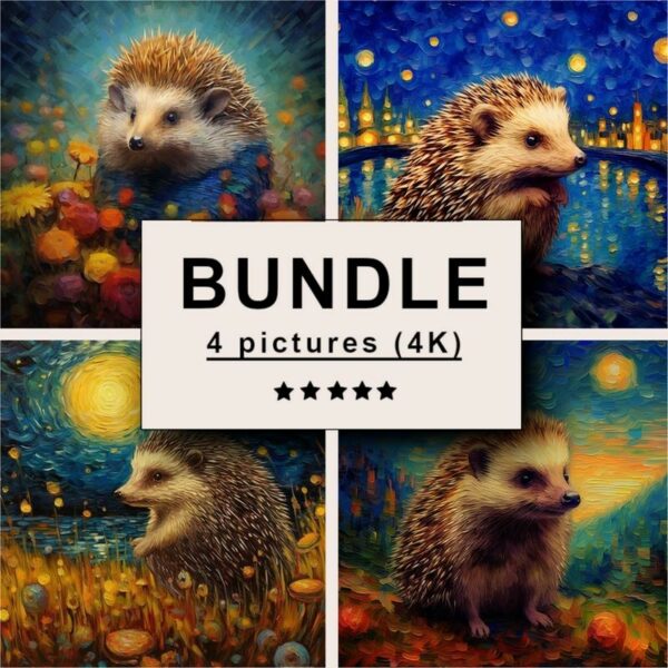Hedgehog Impressionism Bundle