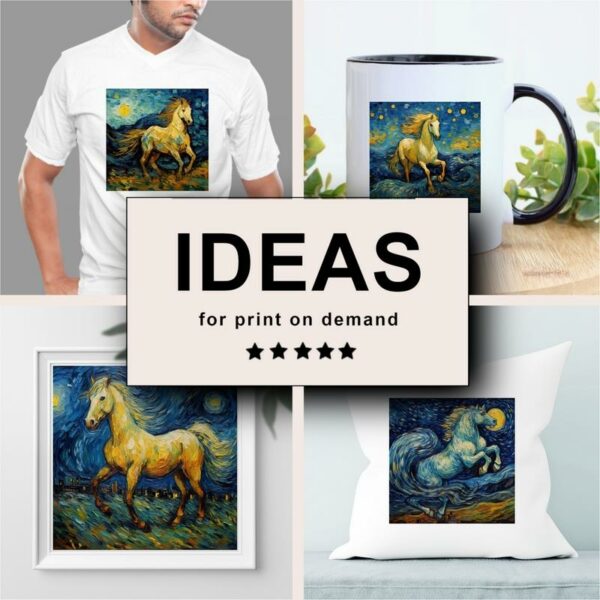 Horse Impressionism Merchandising