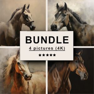 Horse Oil Painting Bundle
