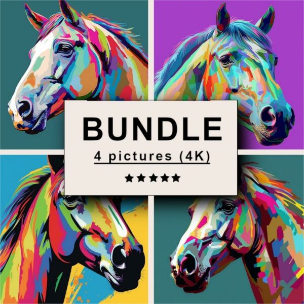 Horse Pop Art Bundle