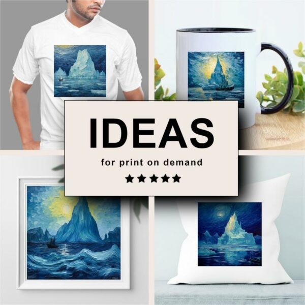 Iceberg Impressionism Merchandising