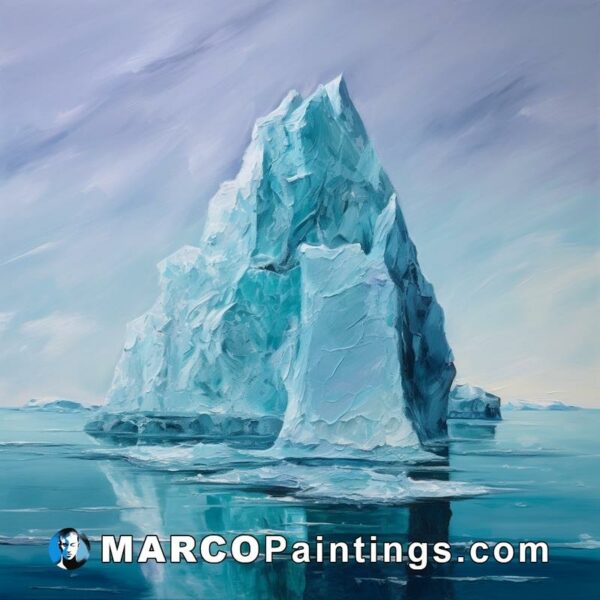 Iceberg painting by anthony gyelin