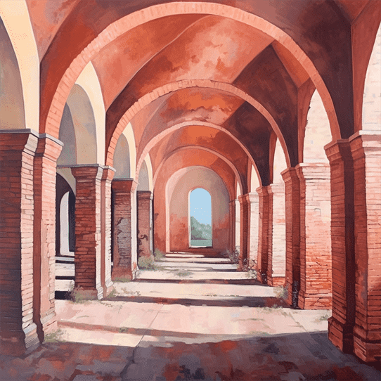 Architecture paintings