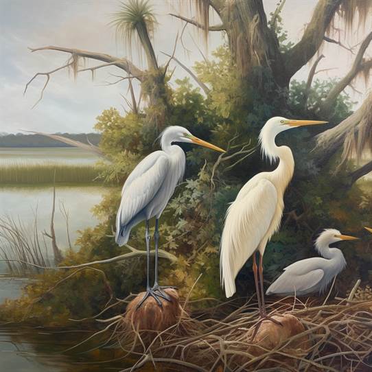 Herons and Egrets