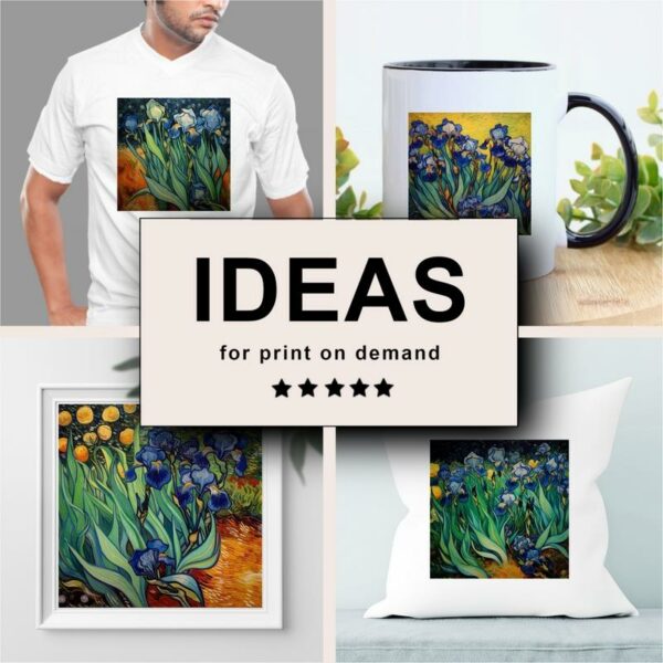 Iris Impressionism Merchandising
