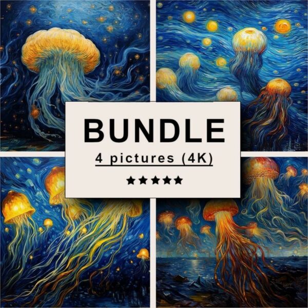 Jellyfish Impressionism Bundle