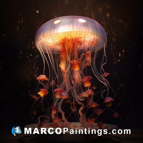 Jellyfish lamp underwater saturdayteaser