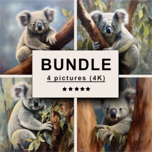 Koala Oil Painting Bundle