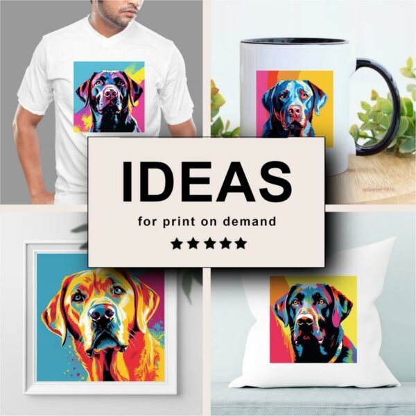 Labrador Pop Art Merchandising