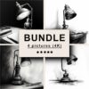 Lamp Black White Draw Sketch Bundle