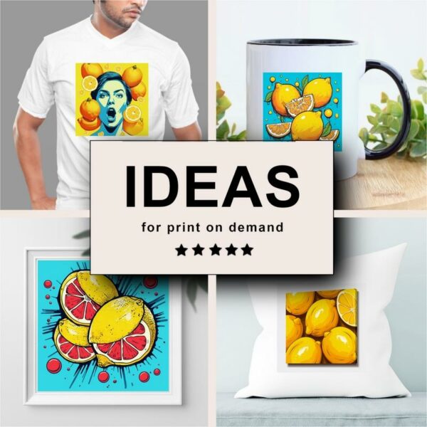 Lemons Pop Art Merchandising