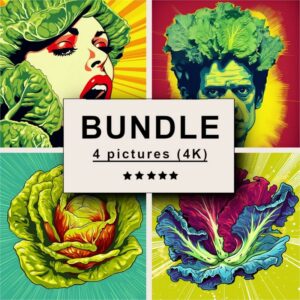 Lettuce Pop Art Bundle