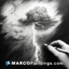 Lightning in pen and pencil drawing 13 amazing black and white drawings