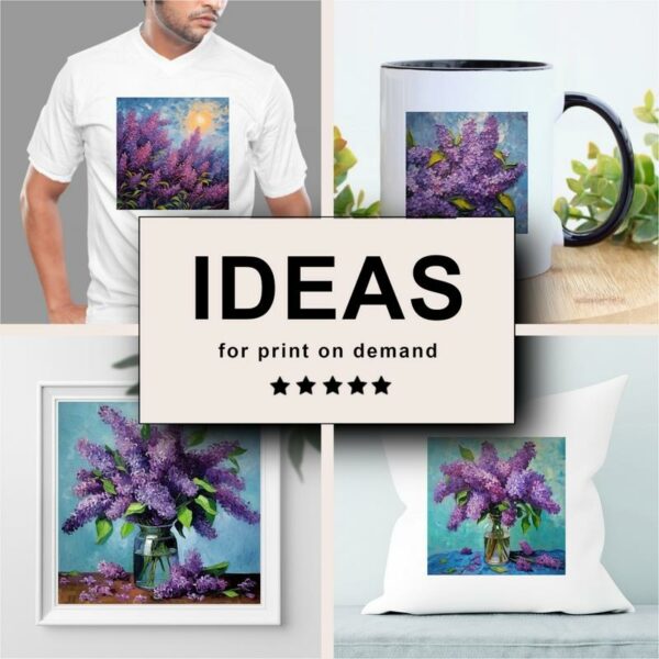 Lilacs Impressionism Merchandising