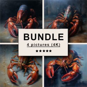 Lobster Oil Painting Bundle