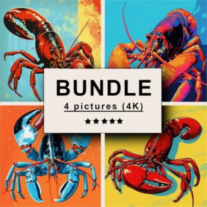 Lobster Pop Art Bundle