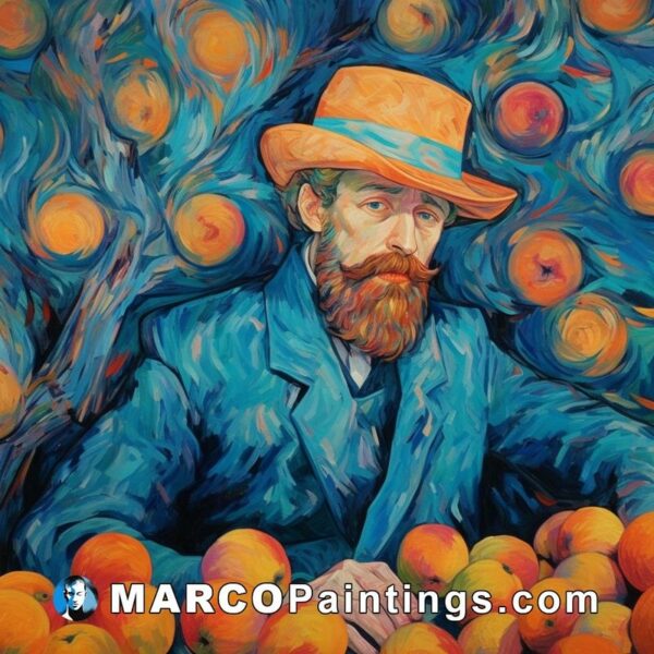 Man picking oranges by goggle van gijs