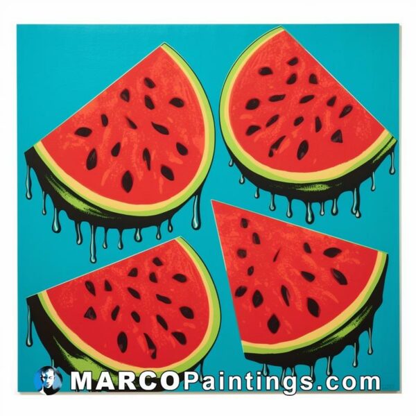 Mike smith watermelon slices art