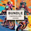 Motorcycle Pop Art Bundle