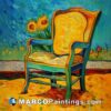 Neo classical chair by vincent van gogh