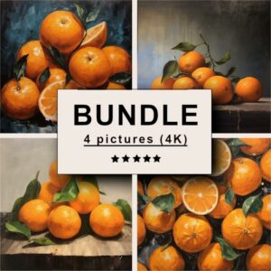 Oranges Oil Painting Bundle