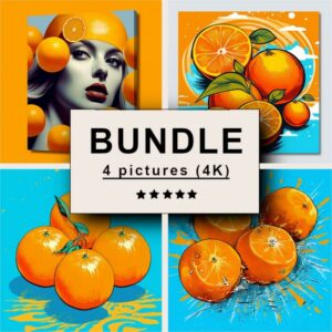 Oranges Pop Art Bundle