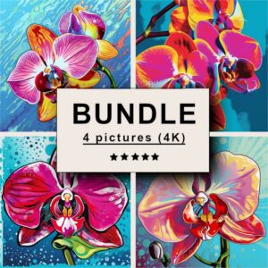 Orchid Pop Art Bundle
