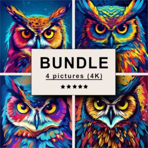 Owl Pop Art Bundle