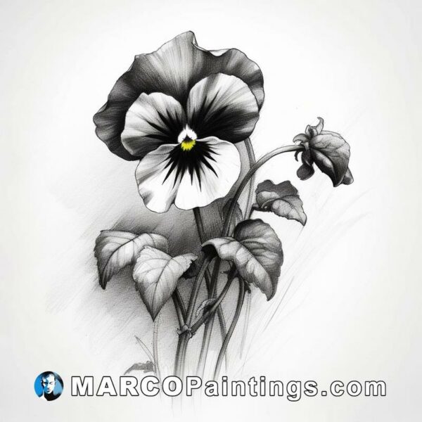 Pansy flowers vector