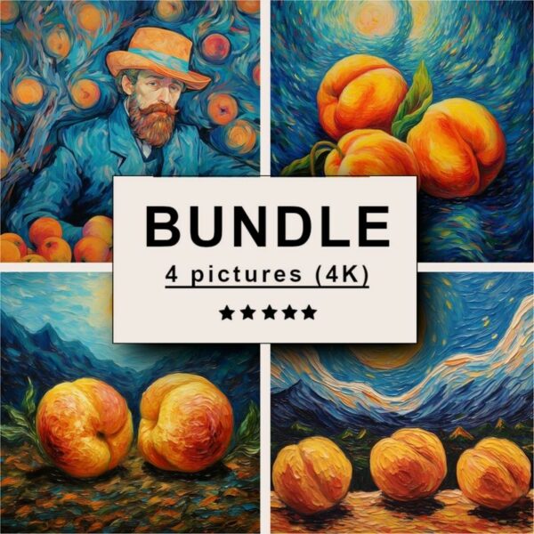 Peaches Impressionism Bundle