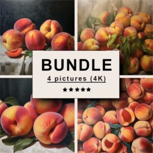 Peaches Oil Painting Bundle