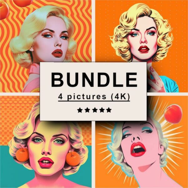 Peaches Pop Art Bundle