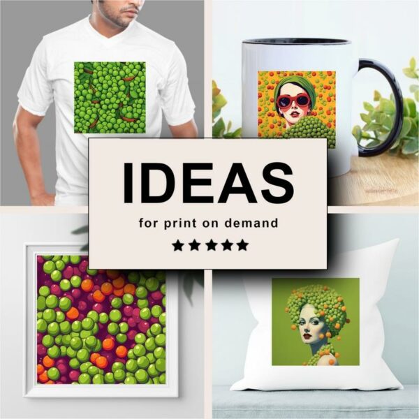 Peas Pop Art Merchandising