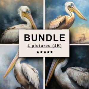 Pelican Oil Painting Bundle