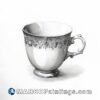 Pencil drawing of an ornamental coffee cup