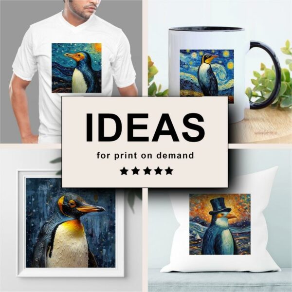 Penguin Impressionism Merchandising