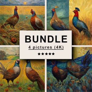 Pheasant and Partridge Impressionism Bundle