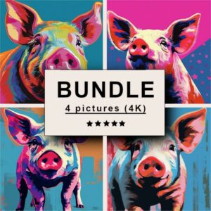 Pig Pop Art Bundle