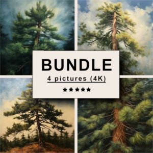 Pine Oil Painting Bundle