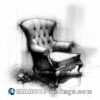 Portrait of a chair in sketch form