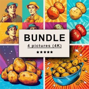 Potatoes Pop Art Bundle