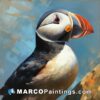 Puffin bird painting by ogsdahl