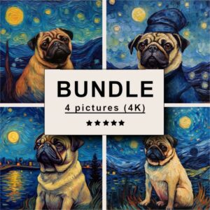 Pug Impressionism Bundle