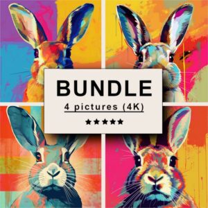 Rabbit Pop Art Bundle