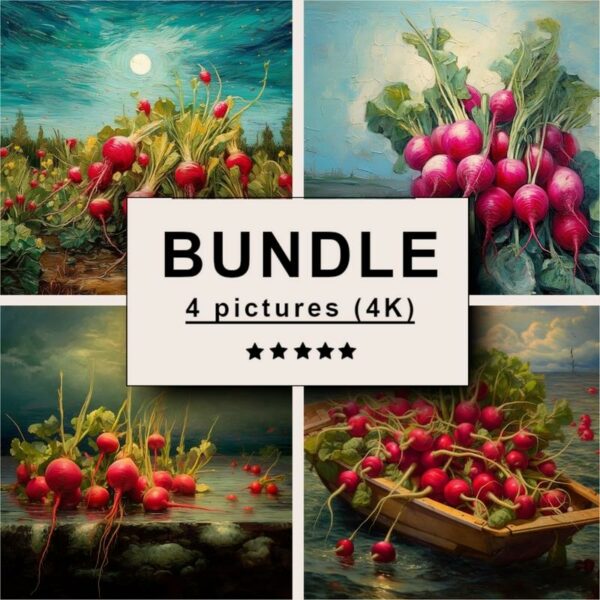 Radishes Impressionism Bundle